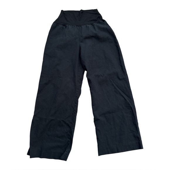 NRK by Anarkh Lagenlook Pull On Wide Leg Pants | Black | Small - Picture 1 of 7